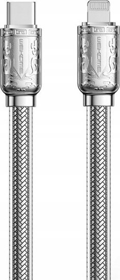 Picture of Kabel USB Wekome USB-C - Lightning 1 m Srebrny (WK-WDC-178)