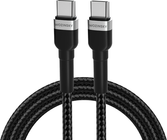 Picture of Kabel USB Wozinsky USB-C - USB-C 1 m Czarny (5907769308734)