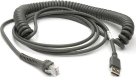 Picture of Kabel USB Zebra USB-A - RJ-45 4.6 m Czarny (CBA-U29-C15ZBR)