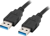 Picture of Kabel USB-A M/M 3.0 1.0m czarny 