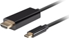 Изображение Kabel USB-C(M)-> HDMI(M)1M 4K 60HZ czarny