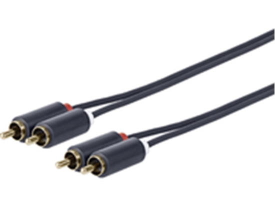 Picture of Kabel VivoLink RCA (Cinch) x2 - RCA (Cinch) x2 7m czarny (PRORCARCA7)