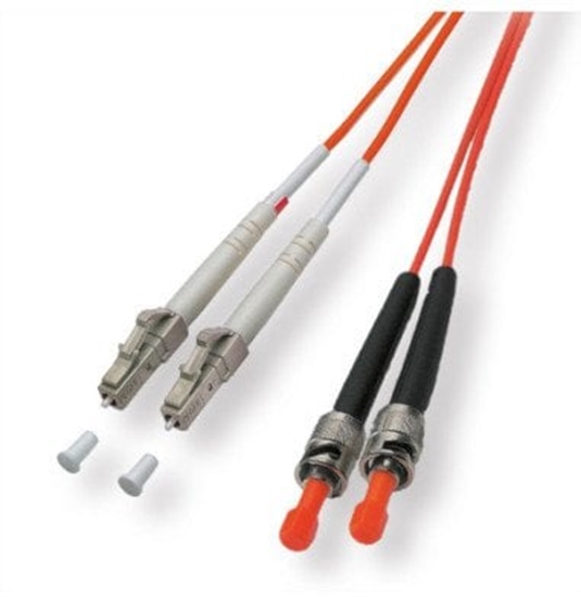Picture of Kabel wiatowodowy duplex. 50/125 µm LC/ST, pomaraczowy, 10 m