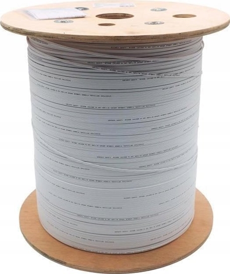 Изображение Kabel wiatowodowy wewntrzny FTTH 2 w. ze zczami SC, SM 9/125 OS2 G57A1, B2ca, LSOH, biay, 1km