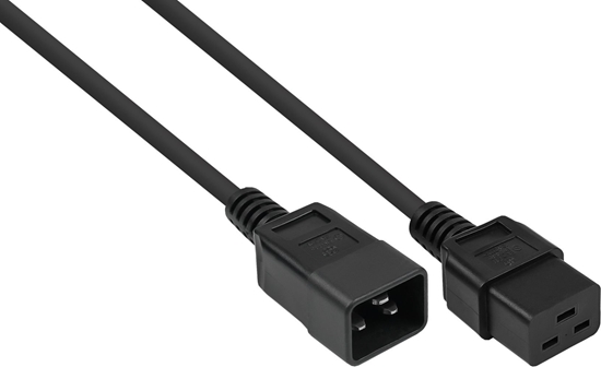 Picture of Kabel zasilajcy Alcasa kabelmeister Kaltgeräteverlängerung C20 an C13 schw. 5 m