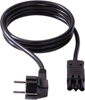 Picture of Bachmann Appliance cable earthing contact/appliance coupler GST18-3, halogen-free, black, 5 m