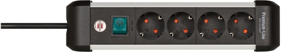 Picture of Brennenstuhl Steckdosenleiste Premium-ALU-Line 4fach 1.8m