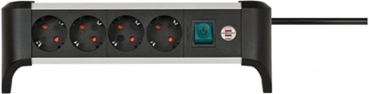 Изображение Brennenstuhl Steckdosenleiste ALU-Office-Line 4fach 1.8m
