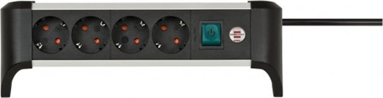 Изображение Brennenstuhl Steckdosenleiste ALU-Office-Line 4fach 1.8m