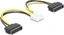 Picture of Delock Power cable 2 x 15 pin SATA plug to 8 pin EPS male 15 cm