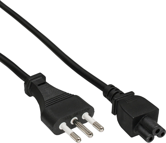 Picture of Kabel zasilajcy InLine InLine® Notebook power cable, Italy plug to NB plug, 2.0m