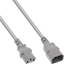Picture of Kabel zasilajcy InLine InLine® Power cable extension, C13 to C14, grey, 2m