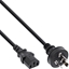 Attēls no Kabel zasilajcy InLine InLine® Power cable, China plug to IEC, black, 5.0m