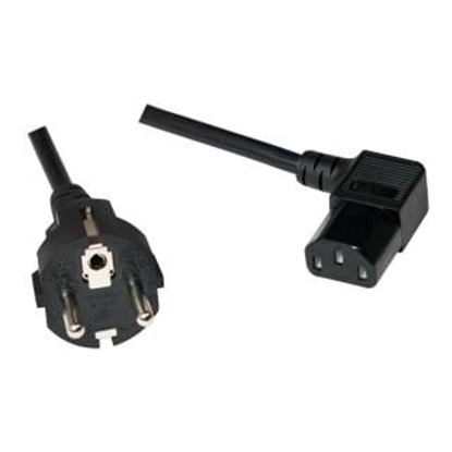Изображение Logilink Netzkabel CEE7/7 Stecker auf C13 Buchse, 5m schwarz
