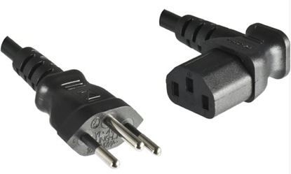Изображение Kabel zasilajcy MicroConnect Power Cord Swiss - C13 90°1.8m (PE160418A)