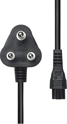 Изображение Kabel zasilajcy ProXtend ProXtend Power Cord South Africa Angled to C5 2M Black