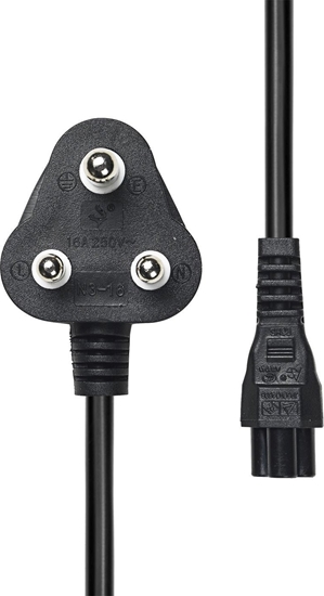 Picture of Kabel zasilajcy ProXtend ProXtend Power Cord South Africa Angled to C5 2M Black