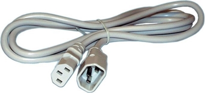 Изображение Kabel zasilajcy Roline ROLINE 30.08.9049 kabel zasilajce Biay 6 m C14 panel C13 panel