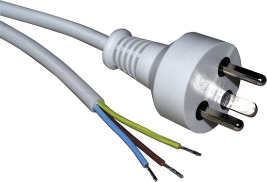 Изображение Kabel zasilajcy Roline ROLINE 30.16.9037 kabel zasilajce Biay 6 m DK-EDB