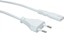 Attēls no Value Euro Power Cable, 2-pin, white, 1 m