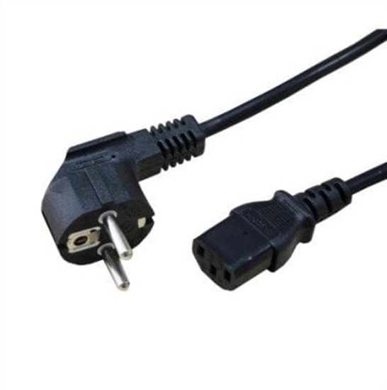 Picture of Kabel zasilajcy, prosty wtyk IEC, czarny, 1,8 m