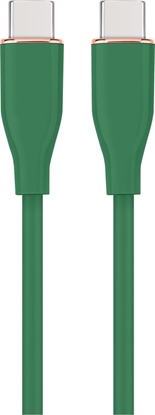 Picture of Kabelis Gembird Premium silicon 8-pin Male - USB Type-C Male 1.5m Green