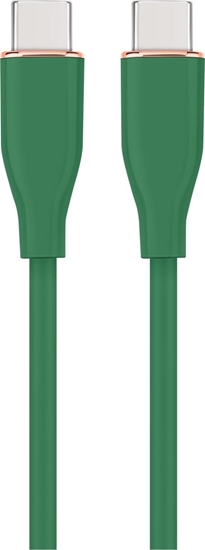 Picture of Kabelis Gembird Premium silicon 8-pin Male - USB Type-C Male 1.5m Green