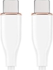 Изображение Kabelis Gembird Premium silicon USB Type-C Male - USB Type-C Male 1.5m White