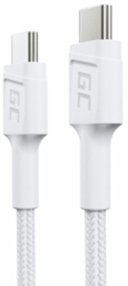 Picture of Kabelis Green Cell USB Type-C Male - USB Type-C Male PowerStream with Fast Charging 60W 30cm