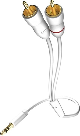 Picture of Kabelis Inakustik 3.5mm - 2 x RCA 7.5m White