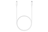 Изображение Kabelis Samsung USB Type-C Male - USB Type-C Male 1m 5A White