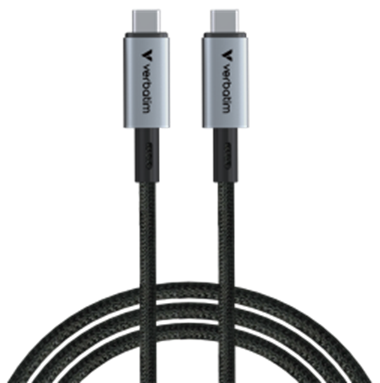 Picture of Kabelis Verbatim USB-C to USB-C 240W 40 Gbps 120 cm