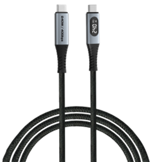 Picture of Kabelis Verbatim USB-C to USB-C display 240W 40 Gbps 120 cm