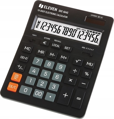 Picture of Kalkulator Eleven ELEVEN kalkulator biurowy SDC664S czarny