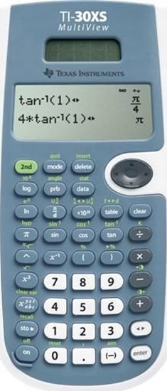 Изображение Kalkulator Texas Instruments Texas Instruments TI-30XS MV kalkulator Komputer stacjonarny Kalkulator naukowy Niebieski