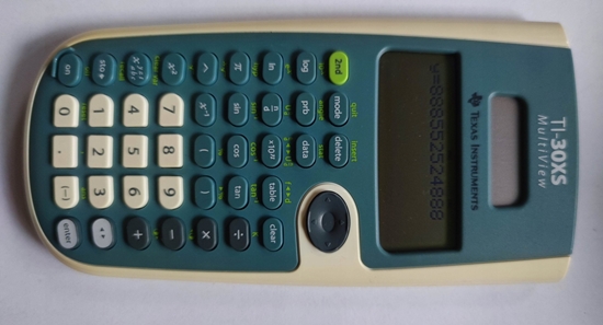 Изображение Kalkulator Texas Instruments Texas TI-30XS Solar MultiView