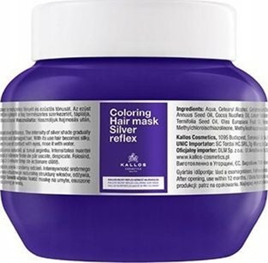 Изображение Kallos Kallos Cosmetics Silver Reflex Maska do wosów 275ml