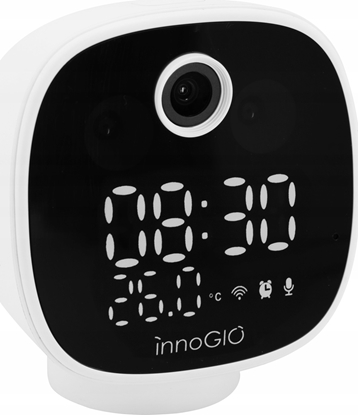 Attēls no Kamera IP Hama INNOGIO GIOSAFETY SMART CLOCK KAMERA BEZPIECZESTWA DLA CAEJ RODZINY GIO-252