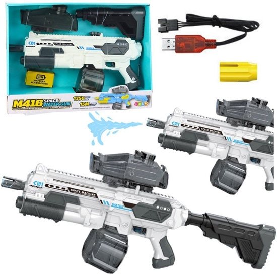 Picture of Karabin M16 Pistolet Kosmiczny Na Wod Elektryczny 1350ml LEAN Toys