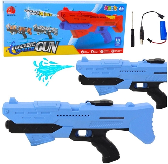 Picture of Karabin Na Wod Elektryczny Automatyczny Niebieski Zasig 10m LEAN Toys