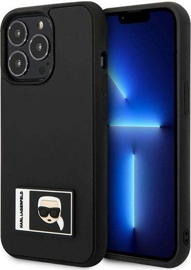 Picture of Karl Lagerfeld Etui do iPhone 13 Pro / 13 6,1" czarny/black hardcase Ikonik Patch