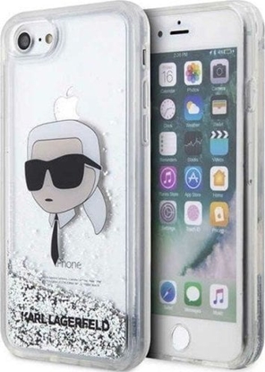 Attēls no Karl Lagerfeld Etui Karl Lagerfeld KLHCI8LNKHCH Apple iPhone SE 2022/SE 2020/8/7 srebrny/silver hardcase Glitter Karl Head
