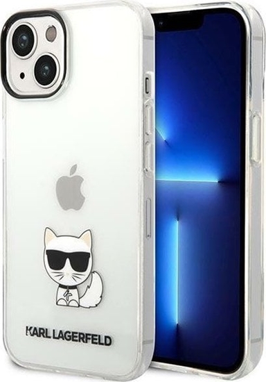 Изображение Karl Lagerfeld Etui Karl Lagerfeld KLHCP14MCTTR Apple iPhone 14 Plus hardcase przeroczysty/transparent Choupette Body
