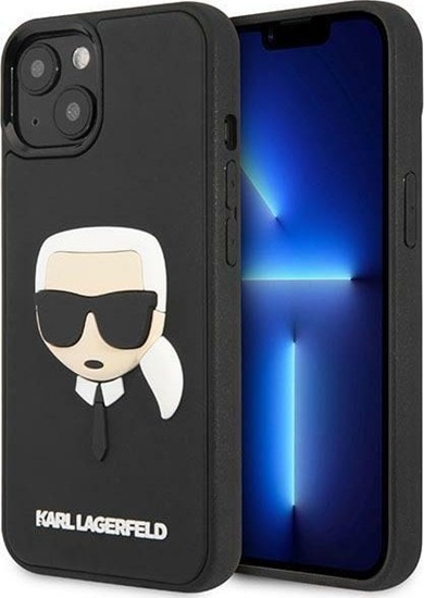 Picture of Karl Lagerfeld Etui Karl Lagerfeld KLHCP14MKH3DBK Apple iPhone 14 Plus czarny/black hardcase 3D Rubber Karl`s Head
