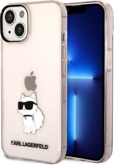 Picture of Karl Lagerfeld Etui Karl Lagerfeld KLHCP14SHNCHTCP Apple iPhone 14 róowy/pink hardcase Ikonik Choupette