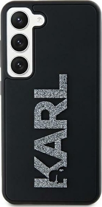 Attēls no Karl Lagerfeld Etui Karl Lagerfeld KLHCS23L3DMBKCK Samsung Galaxy S23 Ultra hardcase 3D Rubber Glitter Logo czarny/black