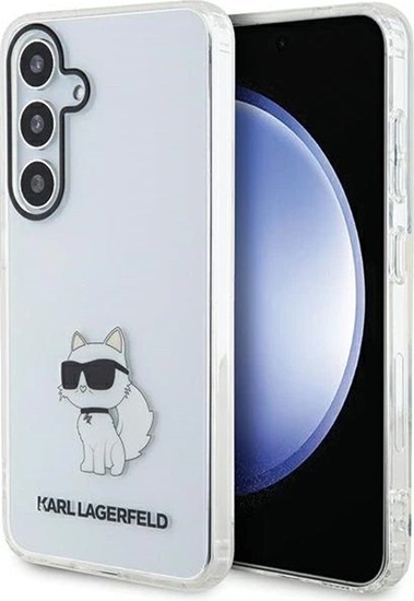 Picture of Karl Lagerfeld Etui Karl Lagerfeld KLHCS24MHNCHTCT Samsung Galaxy S24+ Plus hardcase IML Choupette transparent