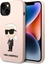 Attēls no Karl Lagerfeld Etui KLHMP14MSNIKBCPApple iPhone 14 Plus hardcase róowy/pink Silicone Ikonik Magsafe