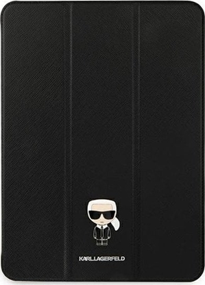 Изображение Etui na tablet Karl Lagerfeld Karl Lagerfeld KLFC11OKMK iPad 11" Pro 2021 Book Cover czarny/black Saffiano Karl Iconic