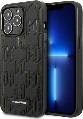 Attēls no Karl Lagerfeld KLHCP13LMNMP1K iPhone 13 Pro / 13 6,1" hardcase czarny/black Monogram Plaque